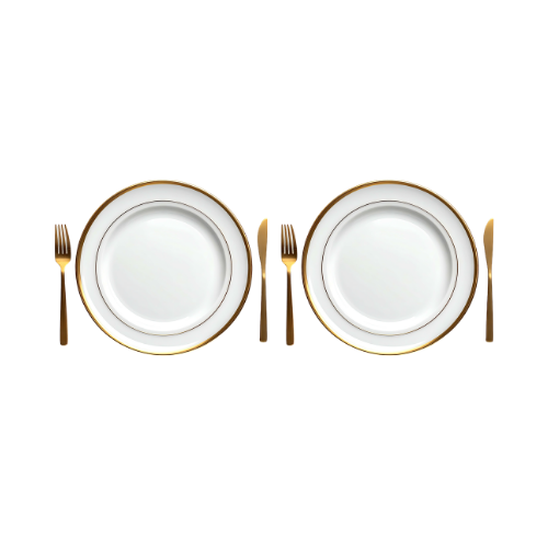 Two dinner plates sponsorship